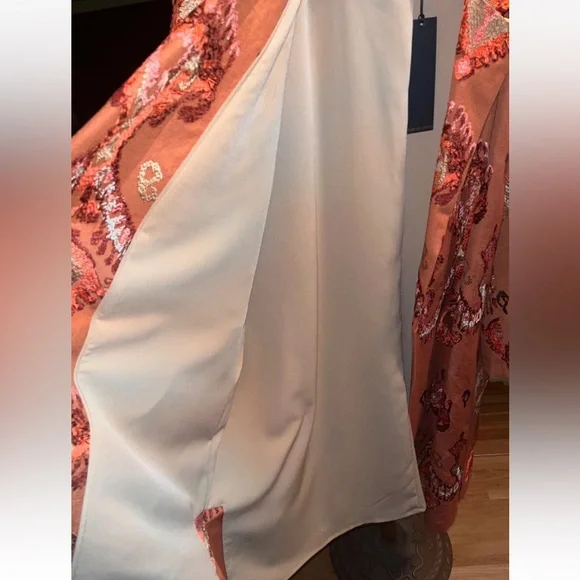 Kobi Halperin Paige Linen-Blend Topper XXL MSRP $798 New - Picture 4 of 10